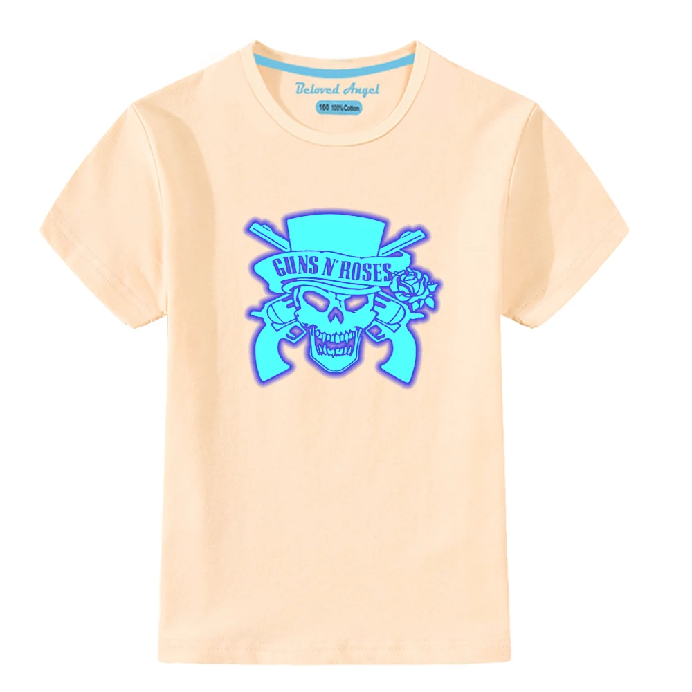 Boys Girls Punk Rock Luminous T-shirt Short Sleeve Cotton Round Neck Shirt Children Casual T-shirt Baby Clothing Kids Tops Tee
Boys Girls Punk Rock Luminous T-shirt Short Sleeve Cotton Round Neck Shirt Children Casual T-shirt Baby Clothing Kids Tops Tee