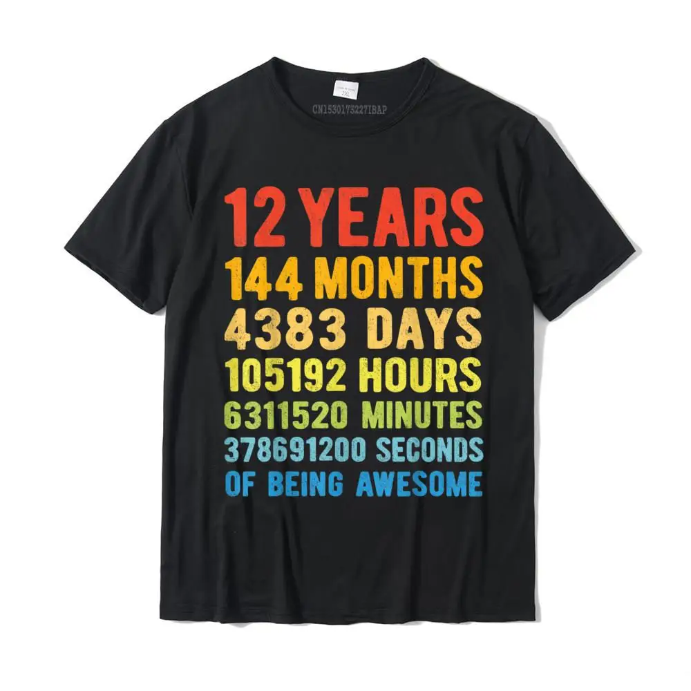 Vintage 12th Birthday Shirt Gift 12 Years Old Being Awesome T-Shirt Gift Top T-shirts High Quality T Shirt Cotton Men Leisure
Vintage 12th Birthday Shirt Gift 12 Years Old Being Awesome T-Shirt Gift Top T-shirts High Quality T Shirt Cotton Men Leisure