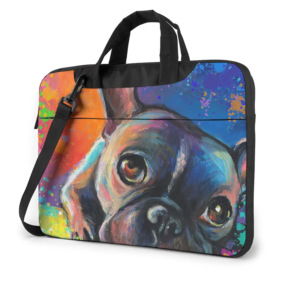 Whimsical Colorful French Bulldog Laptop Bag Case Protective Vintage Computer Bag Bicycle Crossbody Laptop Pouch
Whimsical Colorful French Bulldog Laptop Bag Case Protective Vintage Computer Bag Bicycle Crossbody Laptop Pouch