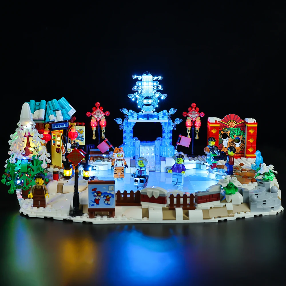 Комплект со светодиодной подсветкой для LEGO 80109, коллекционные кирпичи для Лунного Нового года, фестиваля ледяного льда (в комплект входит только светильник)
Комплект со светодиодной подсветкой для LEGO 80109, коллекционные кирпичи для Лунного Нового года, фестиваля ледяного льда (в комплект входит только светильник)