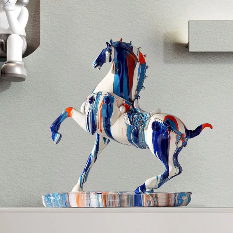 Nordic Decor Resin Sculpture Room Decor Horse Statue Tabletop Decorations Colorful Sculpture Home Decoration Figurine Miniature
Nordic Decor Resin Sculpture Room Decor Horse Statue Tabletop Decorations Colorful Sculpture Home Decoration Figurine Miniature