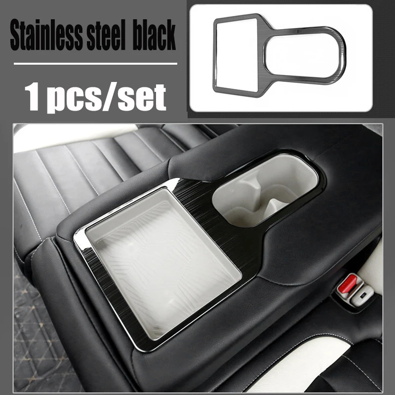 For HONDA CRV CR-V 2017-2019 Stainless steel black Car Rear water cup holder decoration Cover Trim Car styling Accessories 1pcs
For HONDA CRV CR-V 2017-2019 Stainless steel black Car Rear water cup holder decoration Cover Trim Car styling Accessories 1pcs