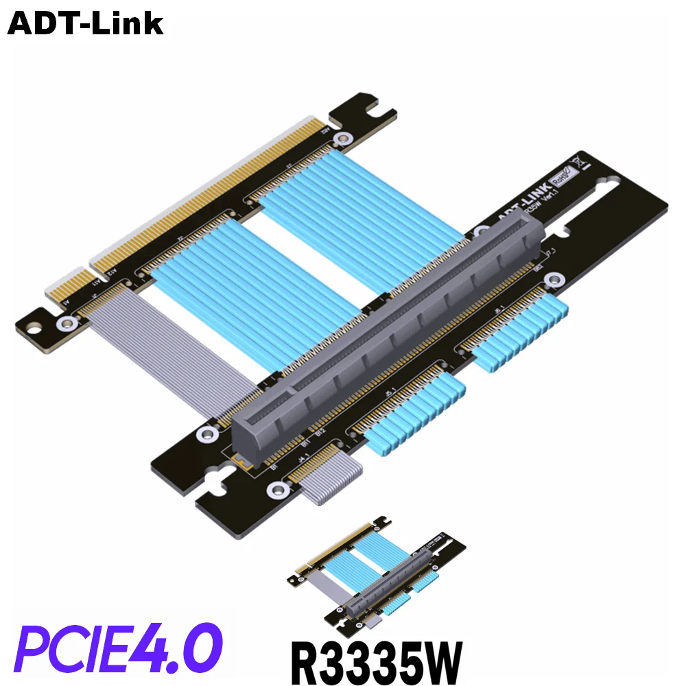 PCI- E 4.0 16X Graphics Card vertical ATX case Flexible Connector Cable Riser Card Extension Port Adapter PCI Express 4.0 Cable
PCI- E 4.0 16X Graphics Card vertical ATX case Flexible Connector Cable Riser Card Extension Port Adapter PCI Express 4.0 Cable