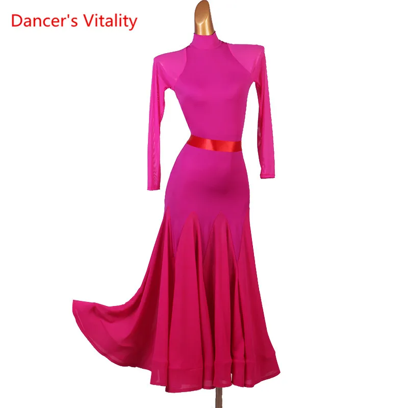 ballroom dance women's dress waltz long sleeves clothing Tango performance dress custom adult child dance competition dresses
ballroom dance women's dress waltz long sleeves clothing Tango performance dress custom adult child dance competition dresses