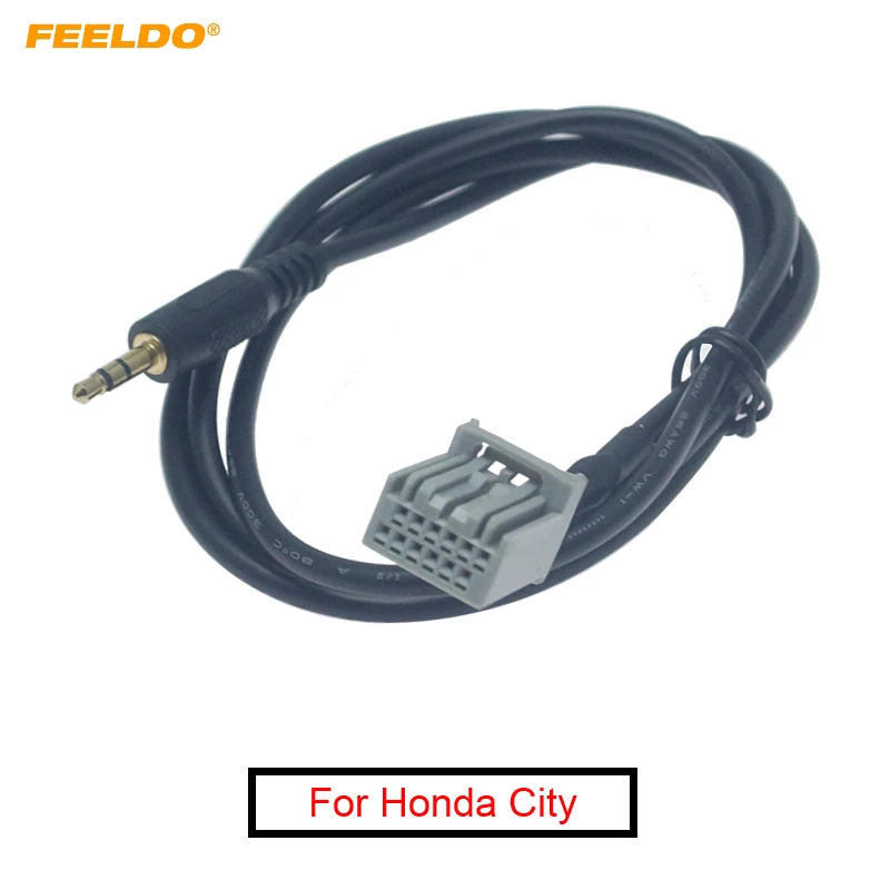 FEELDO 1Pc Car Radio Stereo 3.5mm Male AUX Cable Adapter For Honda City 2009-2012 CD Audio Cable Data Wiring #AM6199
FEELDO 1Pc Car Radio Stereo 3.5mm Male AUX Cable Adapter For Honda City 2009-2012 CD Audio Cable Data Wiring #AM6199