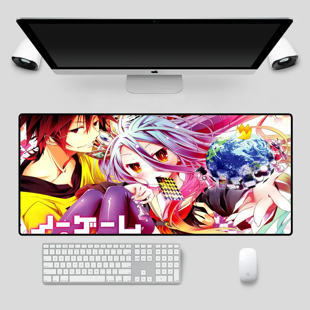 Mairuige Animation Mouse Pad No Game No Life Gaming Mousepad Locking Computer Notebook Office Game Accessories Keyboard Desk Mat
Mairuige Animation Mouse Pad No Game No Life Gaming Mousepad Locking Computer Notebook Office Game Accessories Keyboard Desk Mat