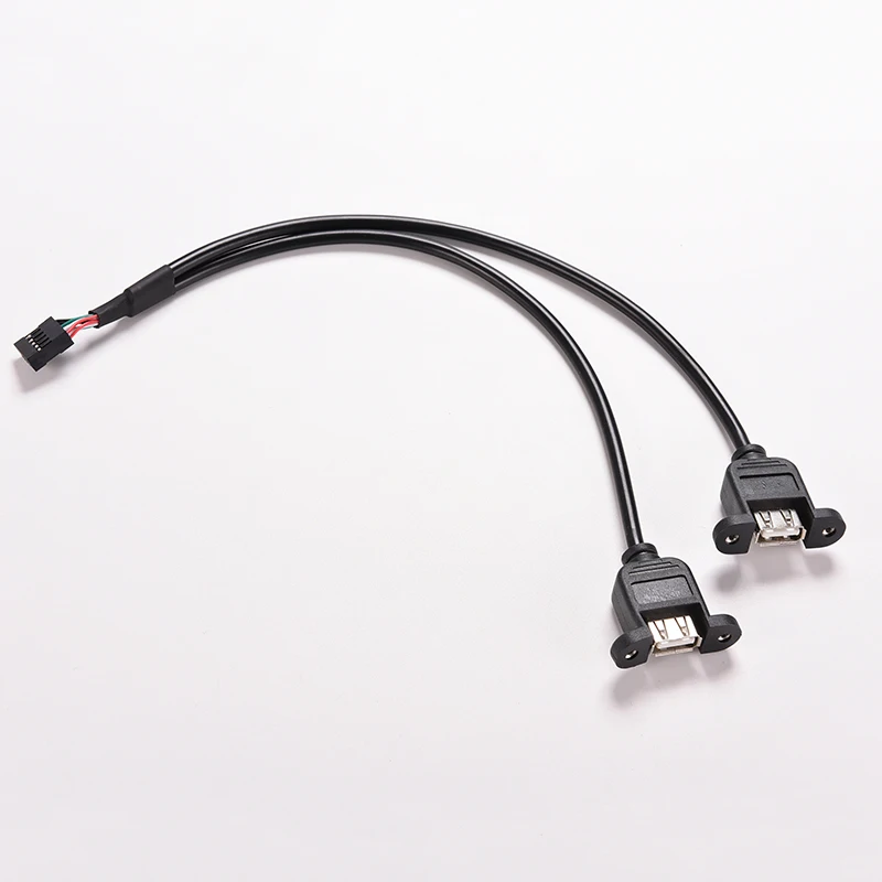 1 шт., черный кабель-переходник 30 см/1 фут, 2 порта USB A (гнездо) на внутренний 9-контактный разъем
1 шт., черный кабель-переходник 30 см/1 фут, 2 порта USB A (гнездо) на внутренний 9-контактный разъем