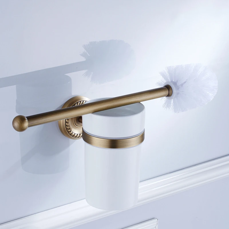 Bathroom Hardware Pendant European-Style Bathroom Copper Antique Ceramic Ttoilet Cup Set Toilet Brush Holder Wall-Mounted
Bathroom Hardware Pendant European-Style Bathroom Copper Antique Ceramic Ttoilet Cup Set Toilet Brush Holder Wall-Mounted