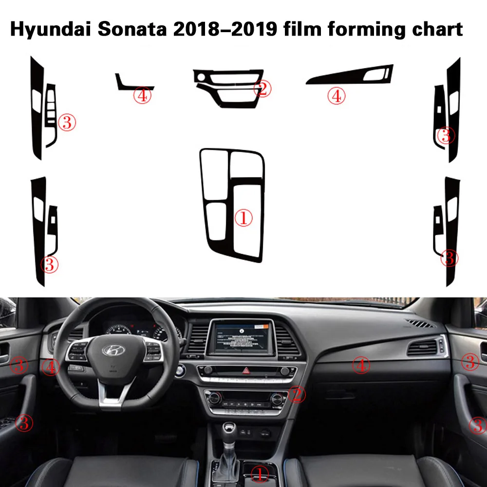 Car-Styling 3D 5D Carbon Fiber Car Interior Center Console Color Change Molding Sticker Decals For Hyundai Sonata 9 2018-2019
Car-Styling 3D 5D Carbon Fiber Car Interior Center Console Color Change Molding Sticker Decals For Hyundai Sonata 9 2018-2019