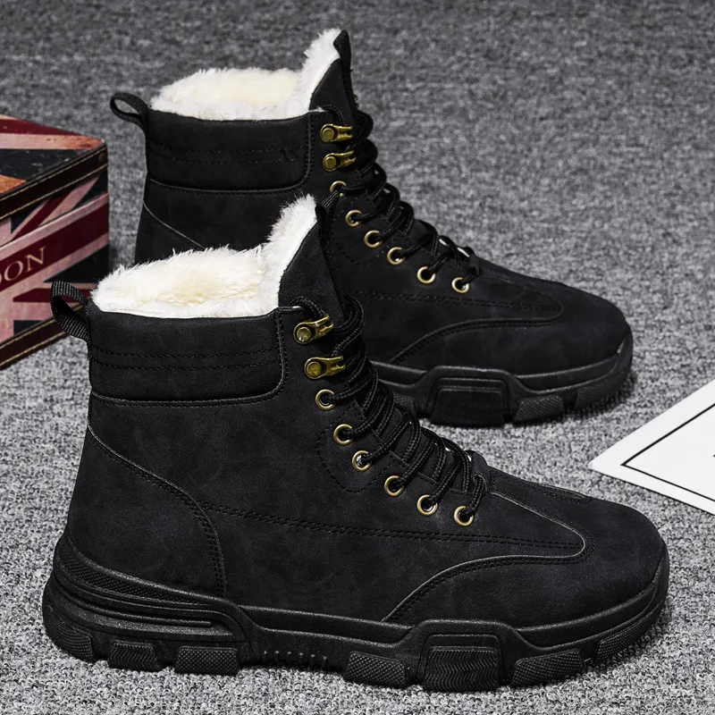 Men Casual Winter Snow Boots Men Fashion Sneakers Student High Top Shoes Outdoor Walking Shoes Popular Men Vulcanize Shoes
Men Casual Winter Snow Boots Men Fashion Sneakers Student High Top Shoes Outdoor Walking Shoes Popular Men Vulcanize Shoes