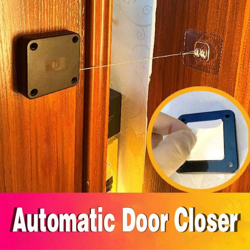 1PCS Punch-free Automatic Door Closer ABS Plastics Self-adhesive Drawstring Closing Device for All Doors Furniture Accessories
1PCS Punch-free Automatic Door Closer ABS Plastics Self-adhesive Drawstring Closing Device for All Doors Furniture Accessories