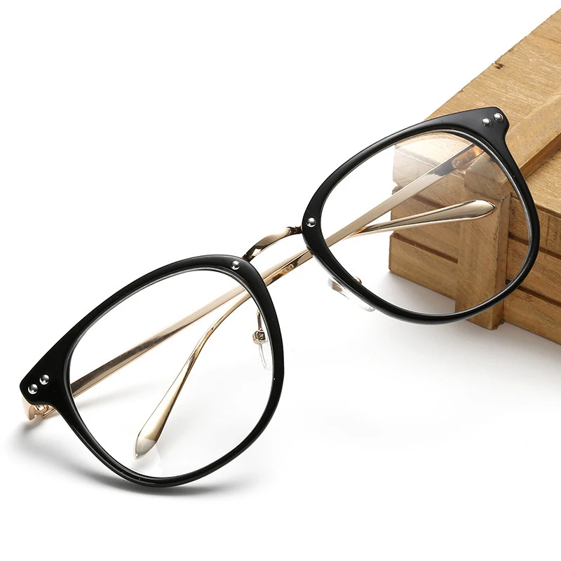 Vintage Oversized Spectacle Glasses Frames Men Women Design Metal Eyeglasses Frame Transparent Lens Optical Glasses Female Male
Vintage Oversized Spectacle Glasses Frames Men Women Design Metal Eyeglasses Frame Transparent Lens Optical Glasses Female Male