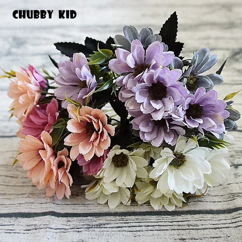 10 bouquets! wholesale 5 forks artificial marguerite flowers fake small Daisy wedding Cosmos home decorative silk Chrysanthemum
10 bouquets! wholesale 5 forks artificial marguerite flowers fake small Daisy wedding Cosmos home decorative silk Chrysanthemum