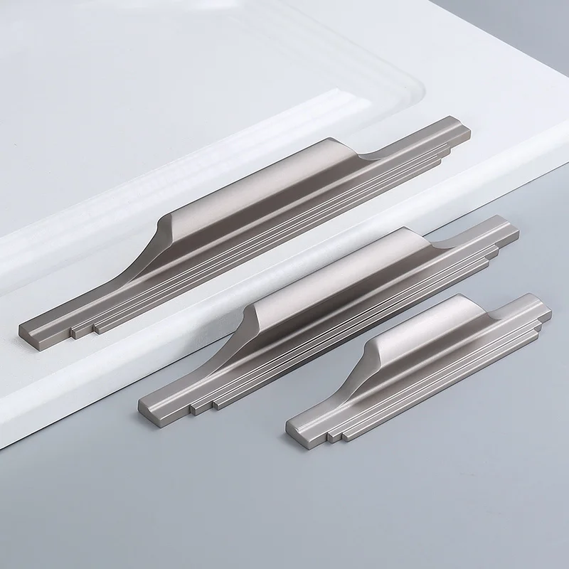 Modern Door Handles European Silver Kitchen Cabinet Knobs And Handles Cupboard Furniture Handle Closet Drawer Pulls Knobs
Modern Door Handles European Silver Kitchen Cabinet Knobs And Handles Cupboard Furniture Handle Closet Drawer Pulls Knobs