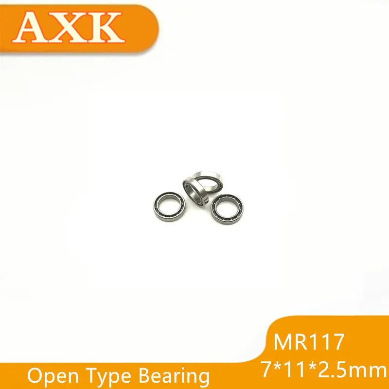 2023 Sale New Arrival Free Shipping 10 Pcs Abec -3 Mr117 Open 7x11x2.5 Mm Type Miniature Ball Bearings L-1170
2023 Sale New Arrival Free Shipping 10 Pcs Abec -3 Mr117 Open 7x11x2.5 Mm Type Miniature Ball Bearings L-1170