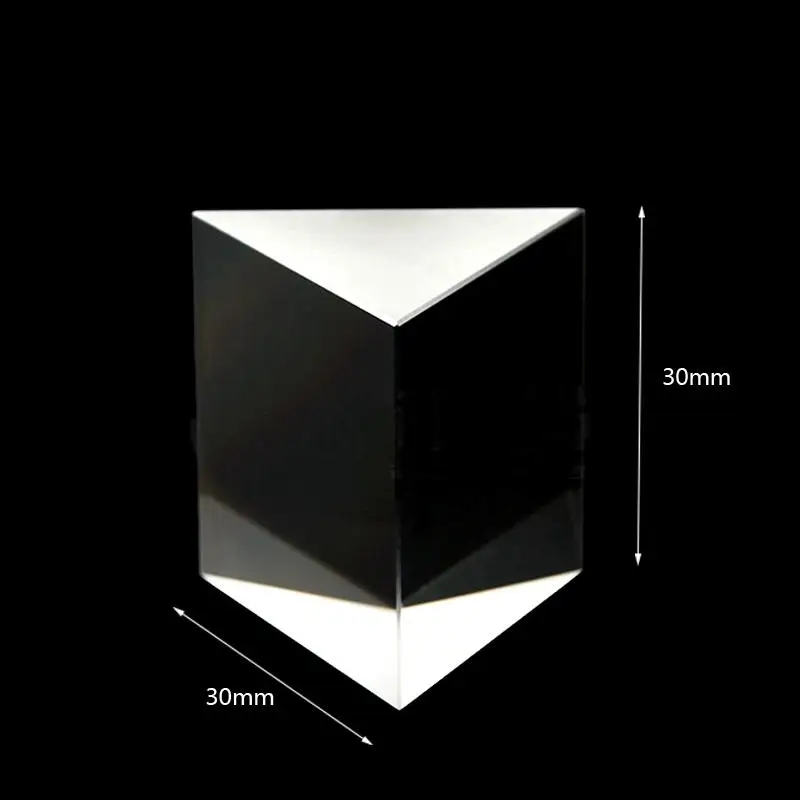 Оптические стеклянные призмы 30x30x30 мм, Equilateral, треугольные, прямоугольные, K9 призмы, медицинские линзы
Оптические стеклянные призмы 30x30x30 мм, Equilateral, треугольные, прямоугольные, K9 призмы, медицинские линзы