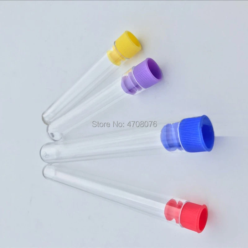 15x150mm 50pcs/lot Plastic test tube with color plug clear lab tube U-shaped bottom PS labware for scientific experiment
15x150mm 50pcs/lot Plastic test tube with color plug clear lab tube U-shaped bottom PS labware for scientific experiment