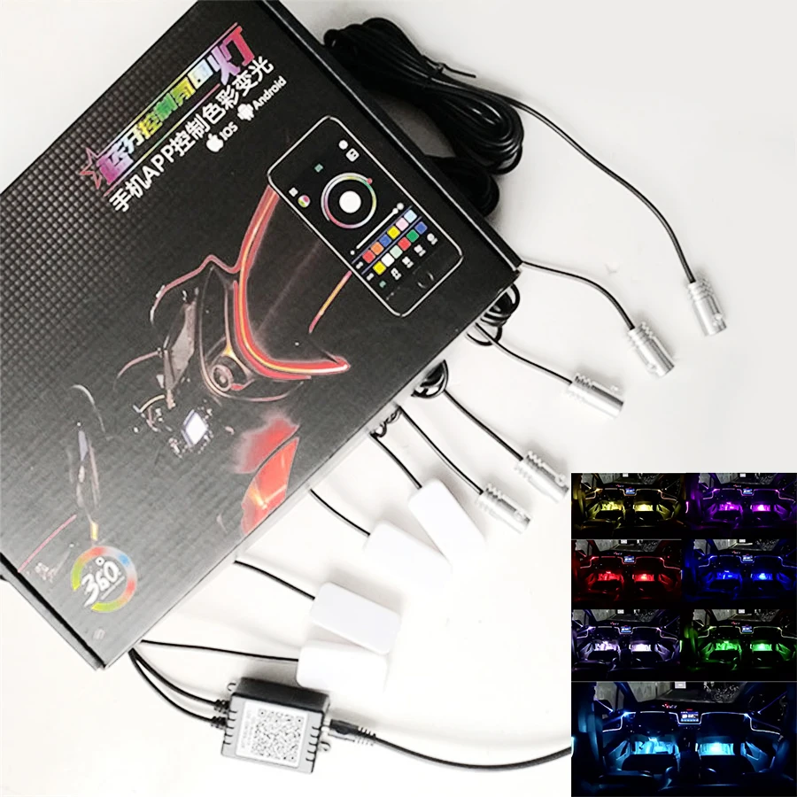Светодиодные атмосферные лампы RGB 12 В с автомобильным интерьером, лента из оптического волокна 6 м, напольсветильник освесветильник для салона, управление через приложение для телефона
Светодиодные атмосферные лампы RGB 12 В с автомобильным интерьером, лента из оптического волокна 6 м, напольсветильник освесветильник для салона, управление через приложение для телефона