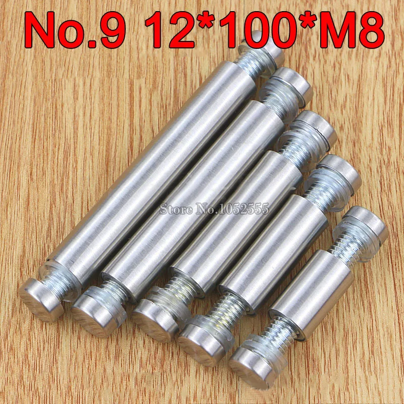 Brand New 200PCS 12mm*100mm*M8 Stainless Steel Hollow Standoffs Pins Screws Acrylic Glass Advertisement Nails Double-head Design
Brand New 200PCS 12mm*100mm*M8 Stainless Steel Hollow Standoffs Pins Screws Acrylic Glass Advertisement Nails Double-head Design