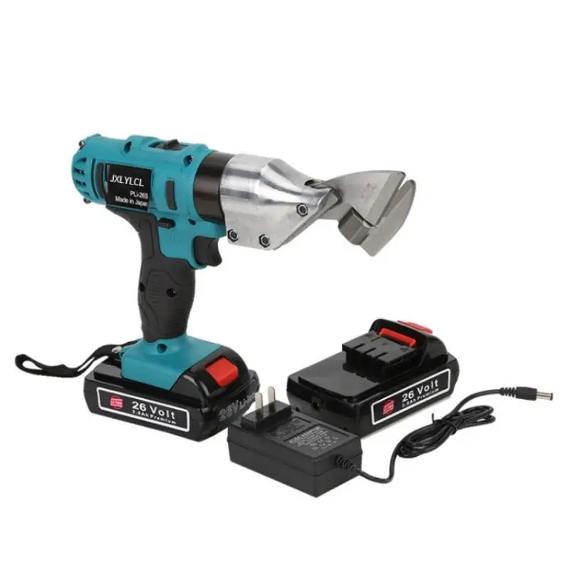 26V Li-ion Cordless Electric Scissor Metal Sheet Shear Cutter Scissors Rechargeable 2 Battery Rotating Head Power Tool
26V Li-ion Cordless Electric Scissor Metal Sheet Shear Cutter Scissors Rechargeable 2 Battery Rotating Head Power Tool