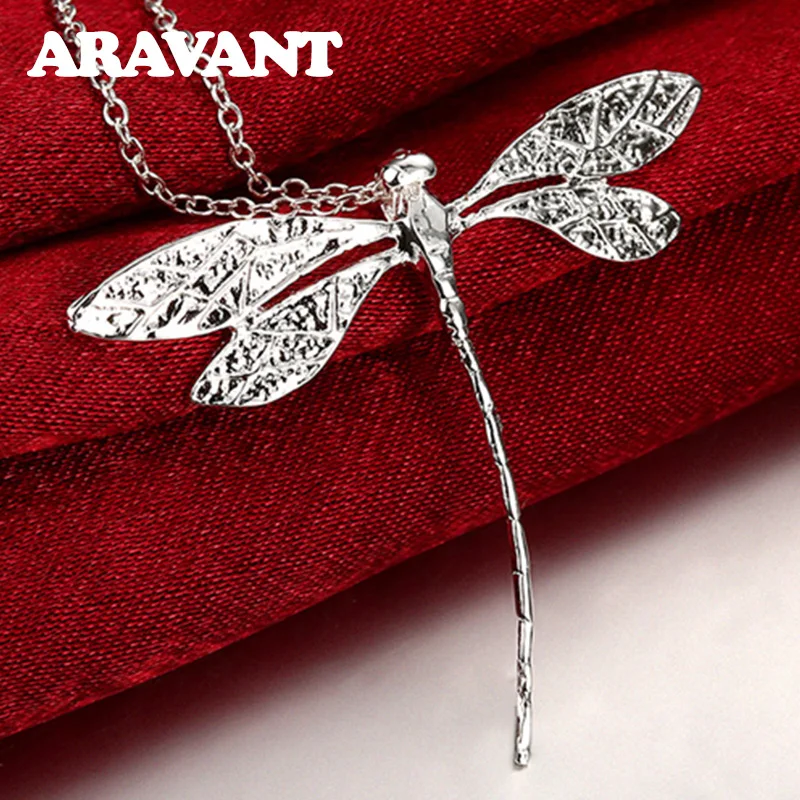 Aravant 925 Silver Dragonfly Pendants Necklaces Chains For Women Fashion Jewelry Gifts
Aravant 925 Silver Dragonfly Pendants Necklaces Chains For Women Fashion Jewelry Gifts