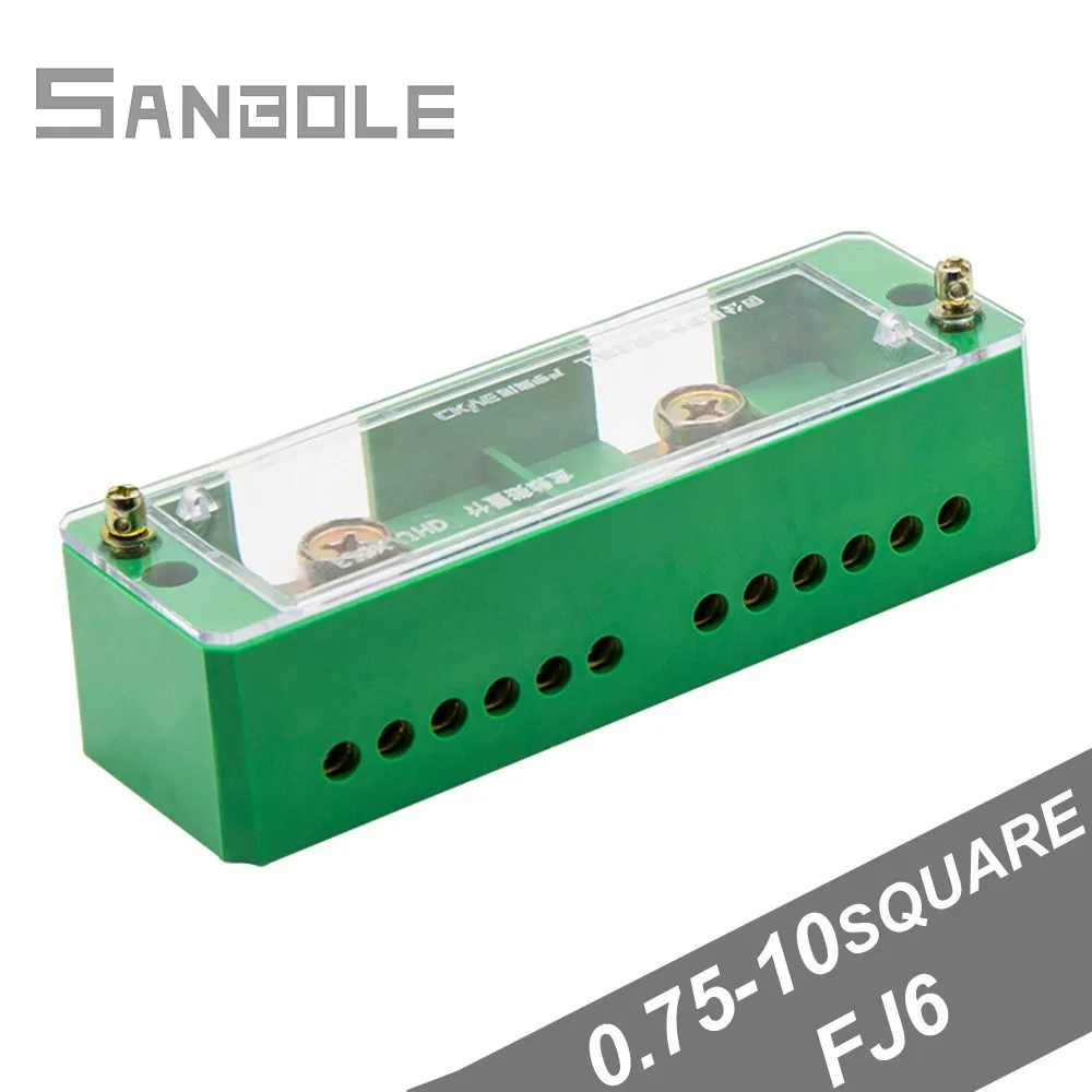 Two In Twelve Out Green Wire Part Line Box Fj6 Connection Terminal Box Dual Row Household Single phase
Two In Twelve Out Green Wire Part Line Box Fj6 Connection Terminal Box Dual Row Household Single phase