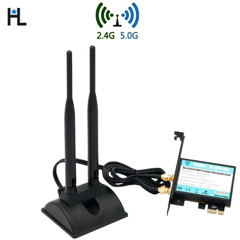 Wifi adapter M.2 ngff Wi-Fi network card wireless receiver pci-express X1 interface with ac 7265 card Dual Band antenna DIY
Wifi adapter M.2 ngff Wi-Fi network card wireless receiver pci-express X1 interface with ac 7265 card Dual Band antenna DIY