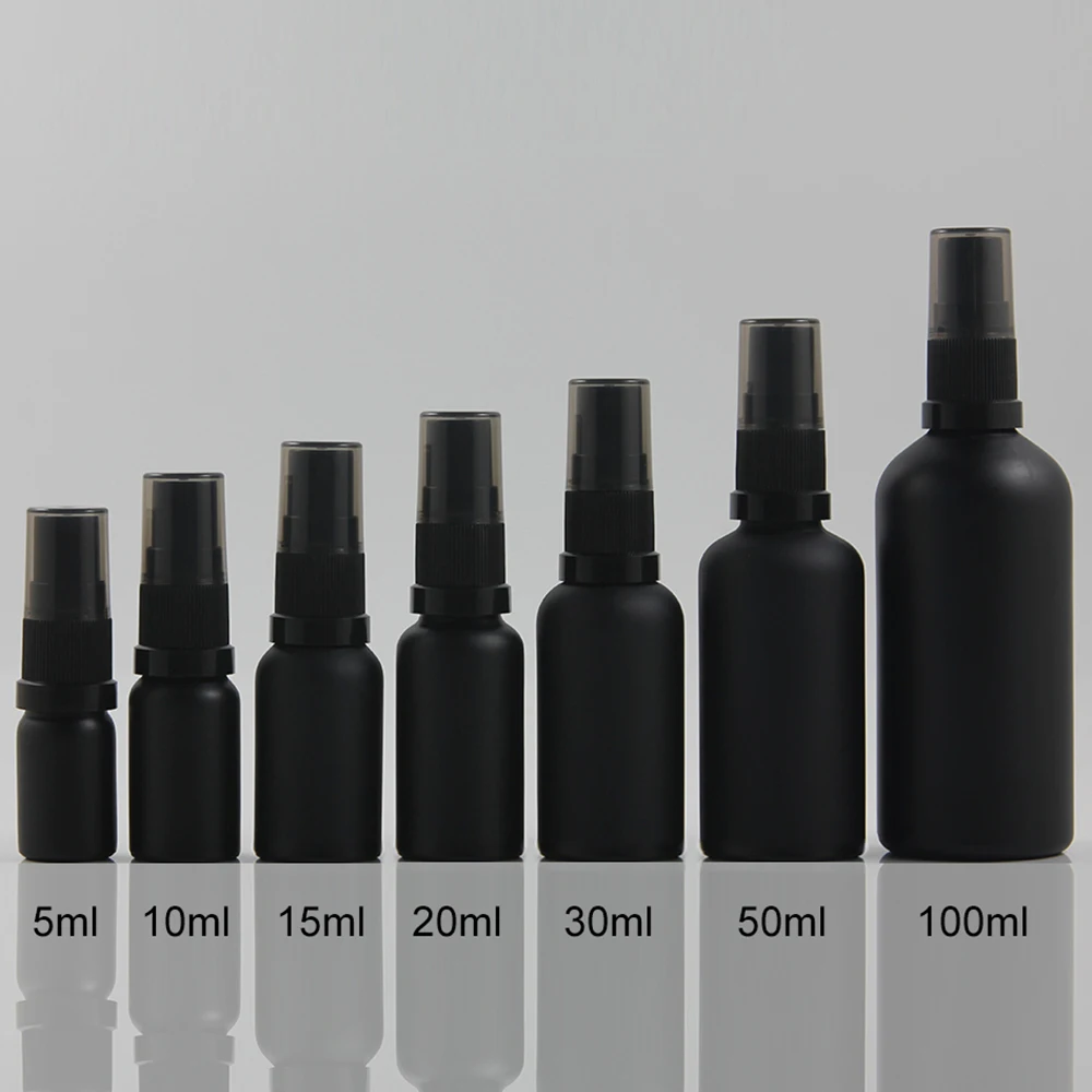 30pcs 15ml black frosted Glass travel refillable perfume bottle with black plastic sprayer, 15ml glass empty perfume container
30pcs 15ml black frosted Glass travel refillable perfume bottle with black plastic sprayer, 15ml glass empty perfume container