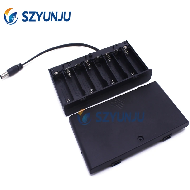 12V 8 AA Batteries Holder Storage Case Plastic 1.5V Battery Case ON/OFF Switch with Cap Wire For 8 X 1.5V AA Batter 5pcs
12V 8 AA Batteries Holder Storage Case Plastic 1.5V Battery Case ON/OFF Switch with Cap Wire For 8 X 1.5V AA Batter 5pcs