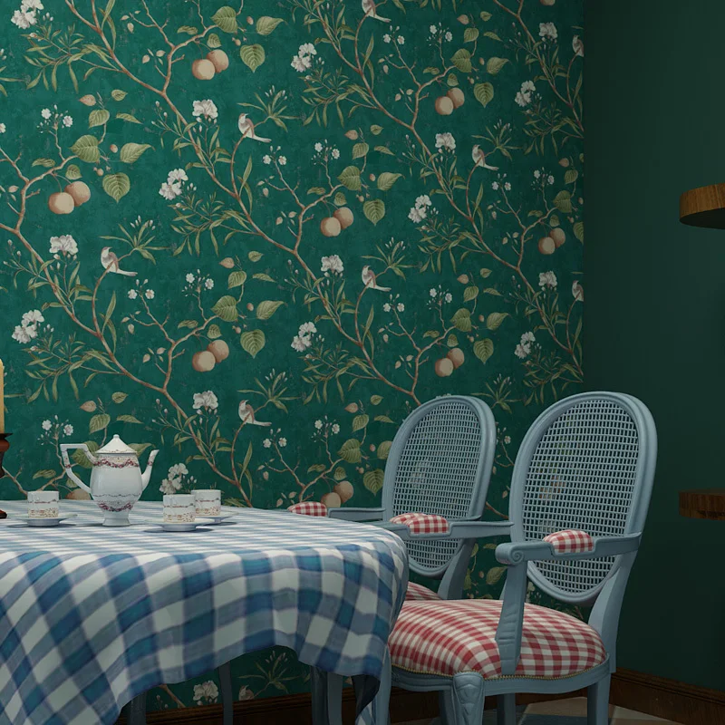American Pastoral Flower And Bird Wallpaper Vintage Apple Tree Mural Wallpapers Roll Green Yellow Wall Paper Papier Peint Qz035
American Pastoral Flower And Bird Wallpaper Vintage Apple Tree Mural Wallpapers Roll Green Yellow Wall Paper Papier Peint Qz035