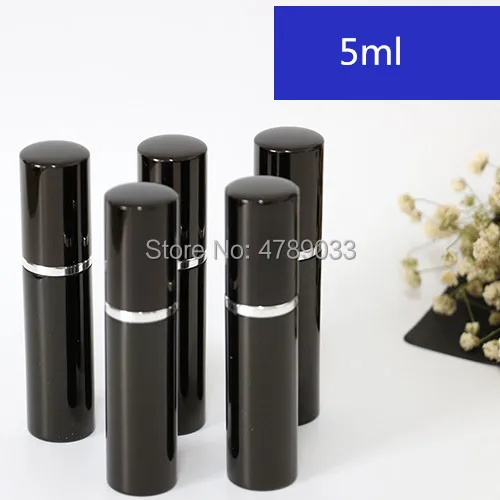 10/30pcs 5ml Black Aluminum Tube Perfume Spray Bottle With Glass Liner Empty Cosmetic Container Portable Mini Atomizer Perfume
10/30pcs 5ml Black Aluminum Tube Perfume Spray Bottle With Glass Liner Empty Cosmetic Container Portable Mini Atomizer Perfume