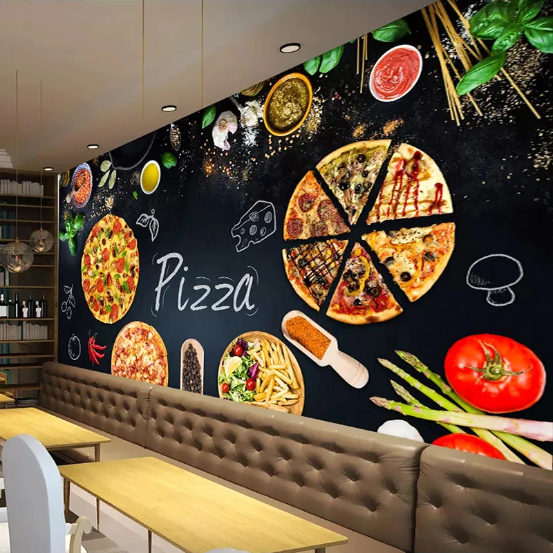 Custom 3D Mural Wallpaper Wall Painting Personalized Pizza Shop Blackboard Photo Wall Paper Cafe Restaurant Backdrop Wall Decor
Custom 3D Mural Wallpaper Wall Painting Personalized Pizza Shop Blackboard Photo Wall Paper Cafe Restaurant Backdrop Wall Decor