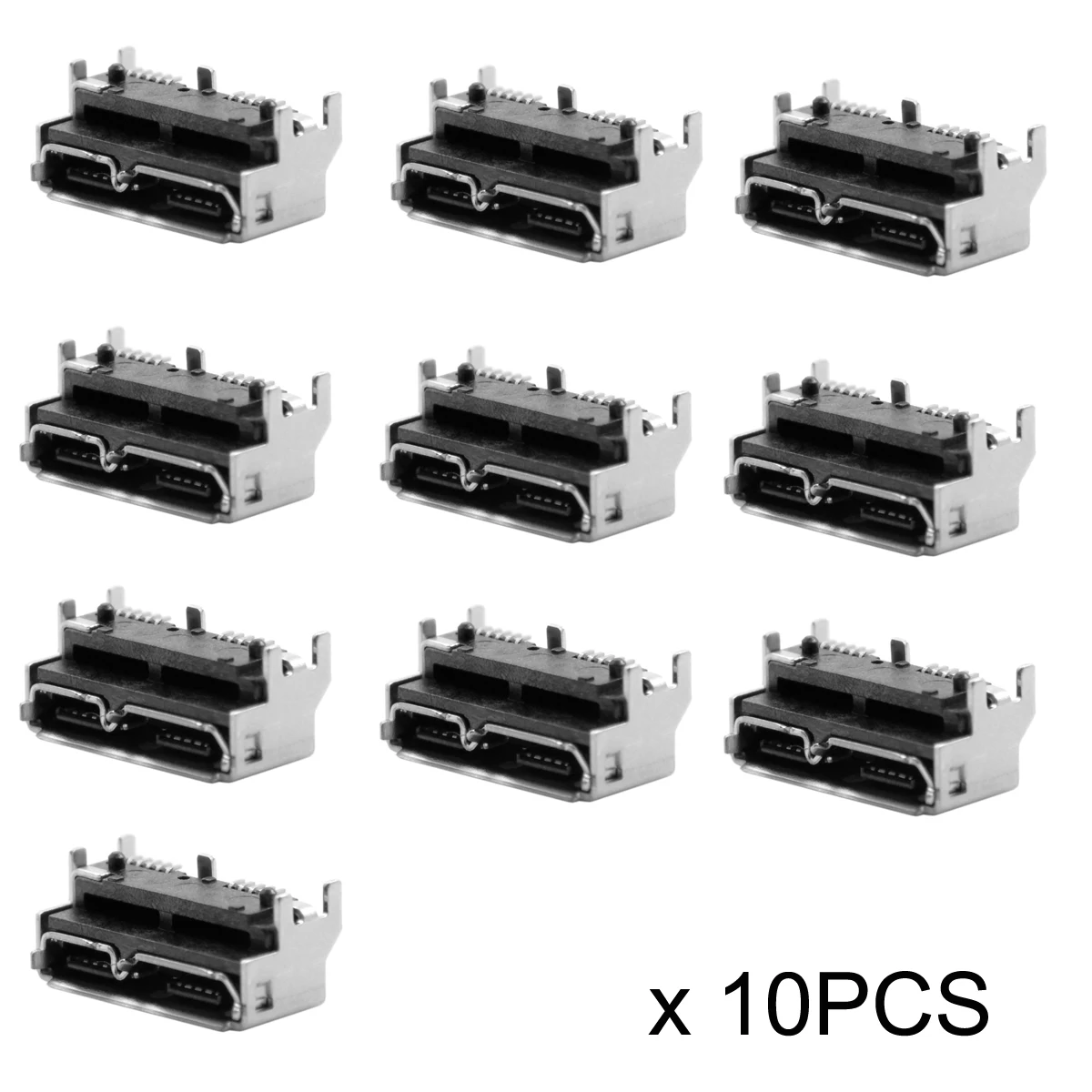 10pcs Micro USB 3.0 10pin Female Socket Receptacle Board Mount SMT Type 5.2mm Height for USB Hard Disk
10pcs Micro USB 3.0 10pin Female Socket Receptacle Board Mount SMT Type 5.2mm Height for USB Hard Disk