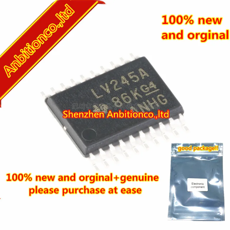 10 шт. 100% новые и оригинальные SN74LV245APWR TSSOP-20 ВОСЬМЕРИЧНЫЕ ШИННЫЕ ТРАНСИВЕРЫ С 3-СОСТОЯННЫМИ ВЫХОДАми на складе
10 шт. 100% новые и оригинальные SN74LV245APWR TSSOP-20 ВОСЬМЕРИЧНЫЕ ШИННЫЕ ТРАНСИВЕРЫ С 3-СОСТОЯННЫМИ ВЫХОДАми на складе