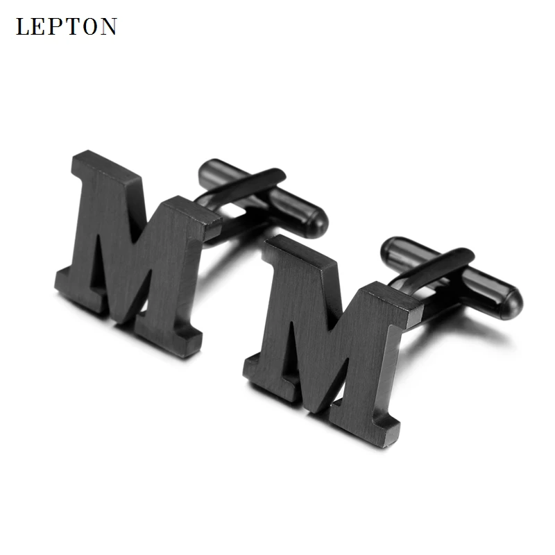 Запонки Lepton мужские из нержавеющей стали с ионным покрытием, металлические буквы с черной пленкой, запонки для свадьбы, бизнеса с подарочной коробкой
Запонки Lepton мужские из нержавеющей стали с ионным покрытием, металлические буквы с черной пленкой, запонки для свадьбы, бизнеса с подарочной коробкой