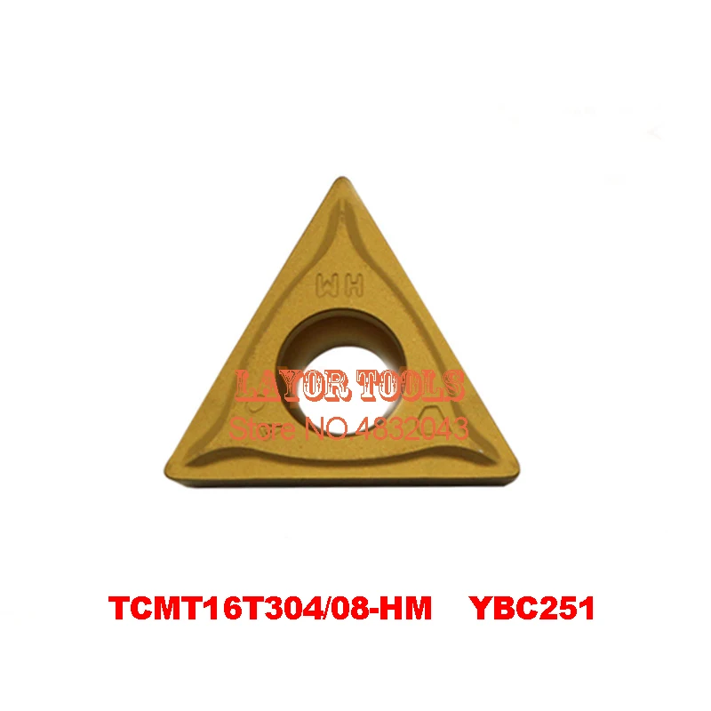 10Pcs TCMT16T304-HM YBC251/TCMT16T308-HM YBC251 CNC blade alloy carbide cutting tool carbide inserts Processing of steel
10Pcs TCMT16T304-HM YBC251/TCMT16T308-HM YBC251 CNC blade alloy carbide cutting tool carbide inserts Processing of steel