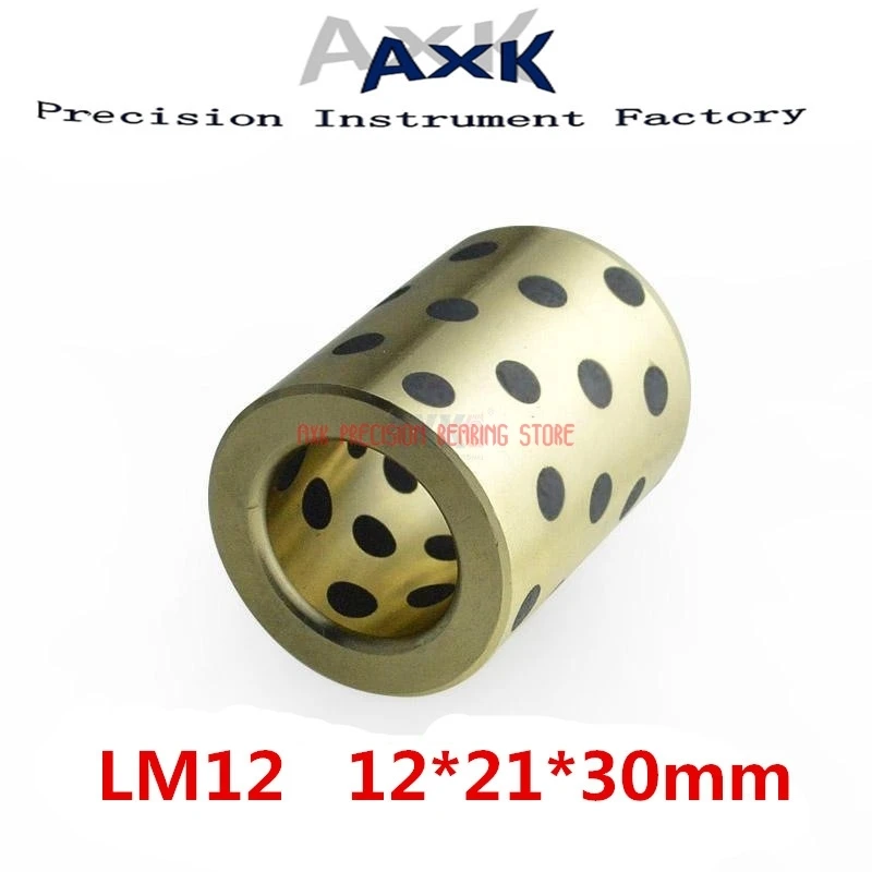 Ball Bearing 10pcs 12x21x30 Mm Linear Graphite Copper Set Bearing Bushing Oil Self-lubricating Jdb Lm12uu Lm12
Ball Bearing 10pcs 12x21x30 Mm Linear Graphite Copper Set Bearing Bushing Oil Self-lubricating Jdb Lm12uu Lm12