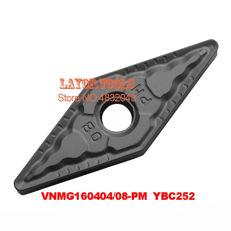 Free Shipping 10PCS VNMG160404-PM YBC252/VNMG160408-PM YBC252 (10pcs/lot) Cemented Carbide Cutting tools turning insert
Free Shipping 10PCS VNMG160404-PM YBC252/VNMG160408-PM YBC252 (10pcs/lot) Cemented Carbide Cutting tools turning insert