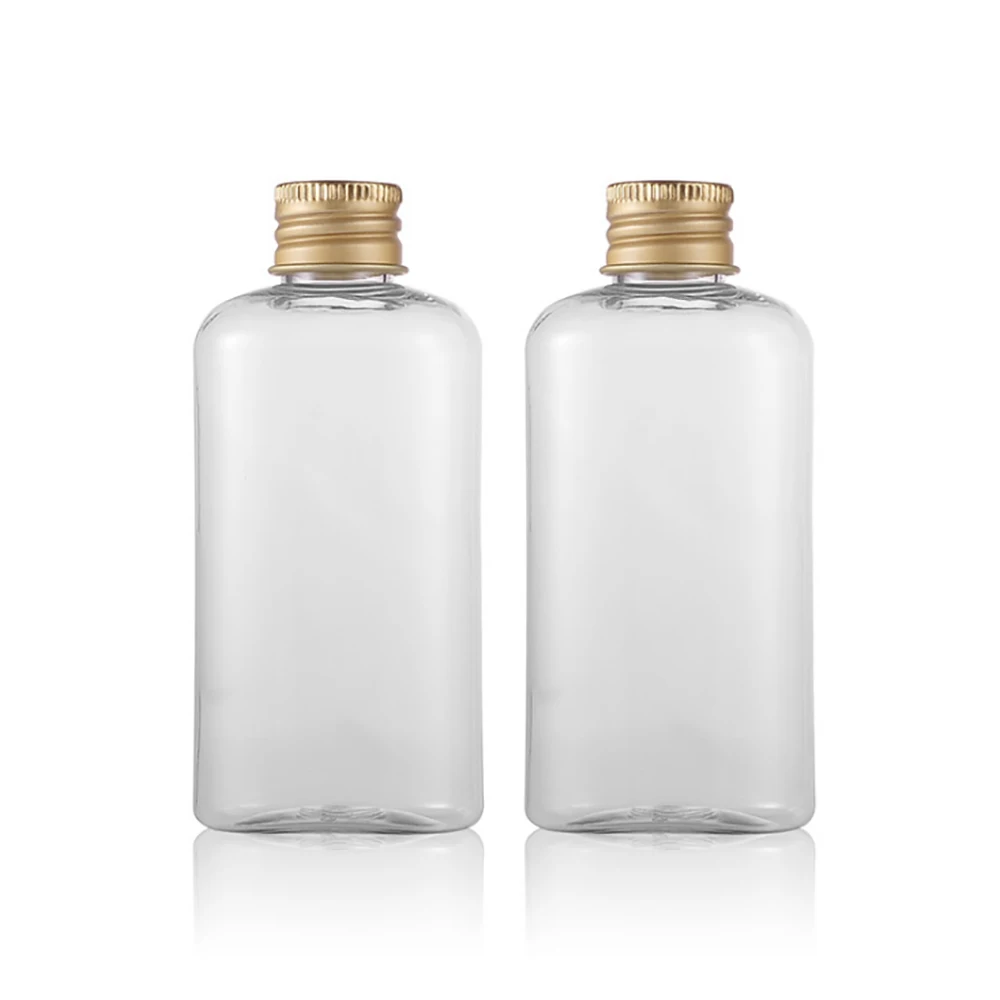 100ml Oval bottle with gold aluminum lid, empty plastic bottle 100ml face skin toner PET container
100ml Oval bottle with gold aluminum lid, empty plastic bottle 100ml face skin toner PET container