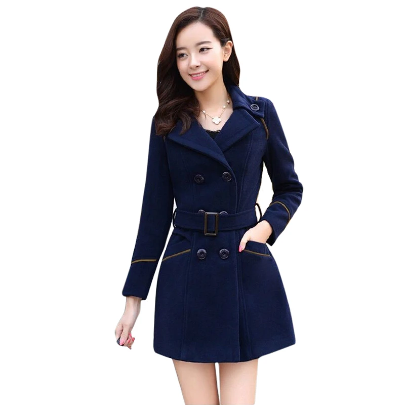 Winter Women Slim Wool Coat Long Sleeve Outerwear Long Cloak Overcoat Elegant Red Woolen Jacket
Winter Women Slim Wool Coat Long Sleeve Outerwear Long Cloak Overcoat Elegant Red Woolen Jacket