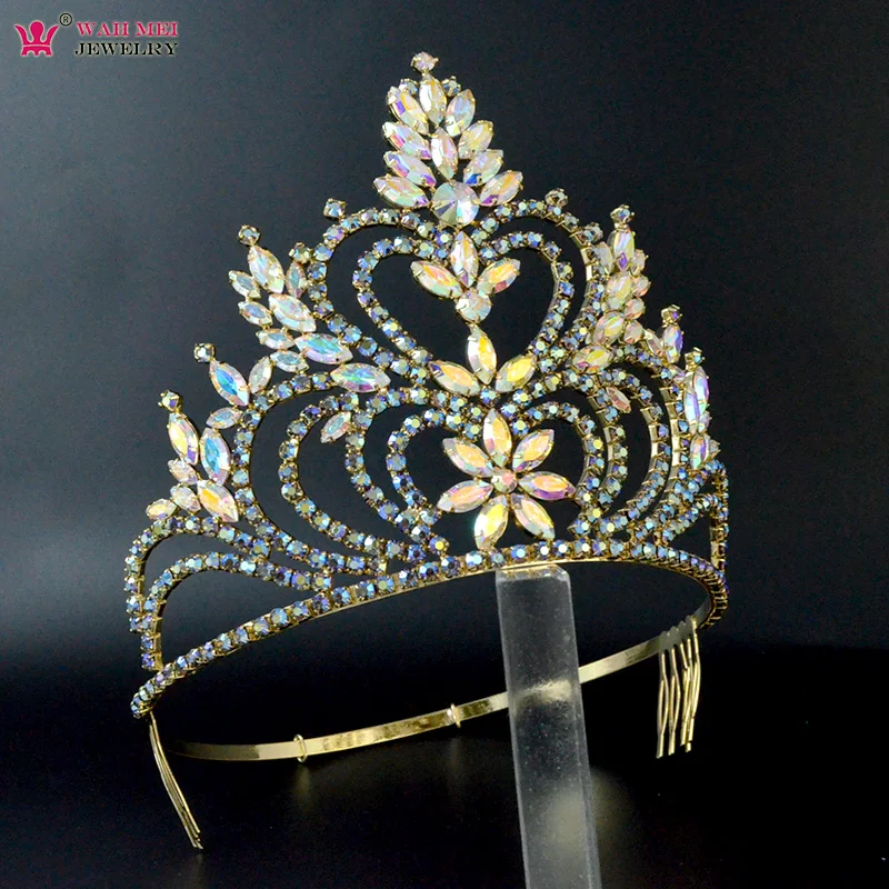 Crowns Tiaras 5.5 Inches Adjustable Headband Comb Bridal Wedding Hair Jewelry Pageant Crown Australian Colour Rhinestone Mo257
Crowns Tiaras 5.5 Inches Adjustable Headband Comb Bridal Wedding Hair Jewelry Pageant Crown Australian Colour Rhinestone Mo257