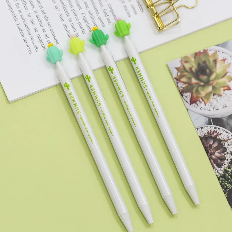 48 pcs Gel Pens Summer cactus black colored kawaii gift gel-ink pens pens for writing Cute stationery office school supplies
48 pcs Gel Pens Summer cactus black colored kawaii gift gel-ink pens pens for writing Cute stationery office school supplies
