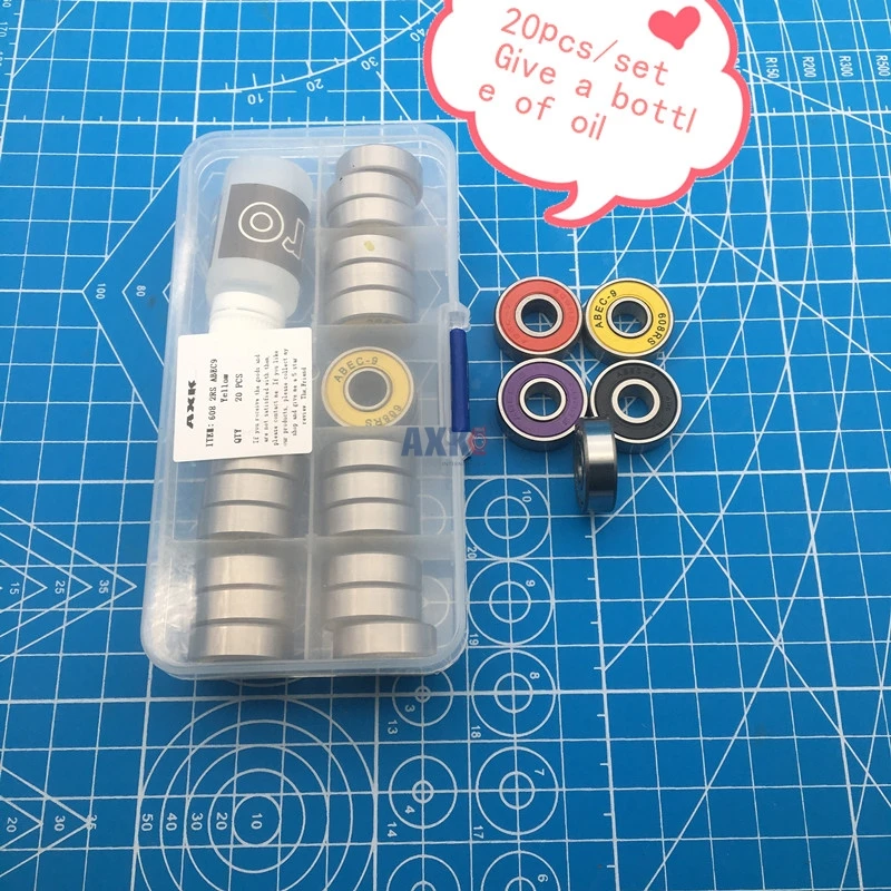 2023 High Quality Bearing Set 608zz Multiple Colour 608-2rs 8*22*7 Mm For Skateboard Scooter Roller Ball 608 Rs
2023 High Quality Bearing Set 608zz Multiple Colour 608-2rs 8*22*7 Mm For Skateboard Scooter Roller Ball 608 Rs