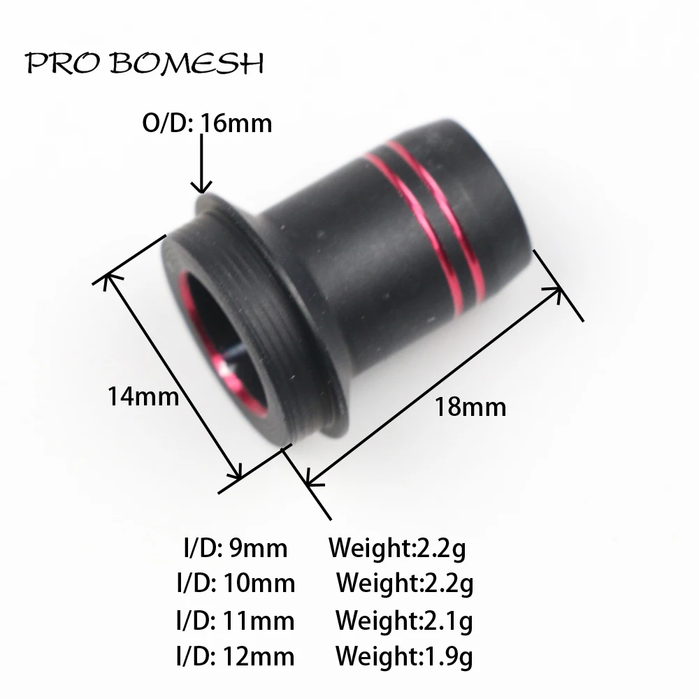 Алюминиевая катушка для спиннинга Pro Bomesh 4 шт./лот, декоративная отделка, детали «сделай сам» для удочки, аксессуар
Алюминиевая катушка для спиннинга Pro Bomesh 4 шт./лот, декоративная отделка, детали «сделай сам» для удочки, аксессуар