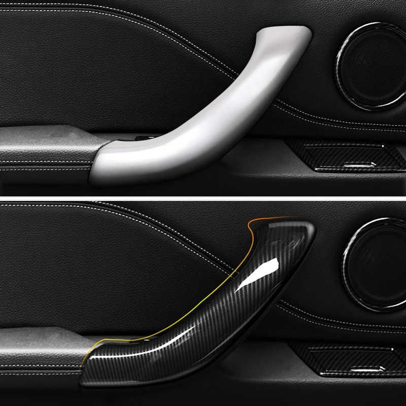 For BMW X1 F48 2016 2017 2018 4pcs/set ABS Carbon Fiber Texture Car Interior Door Handle Armrest Cover Protective
For BMW X1 F48 2016 2017 2018 4pcs/set ABS Carbon Fiber Texture Car Interior Door Handle Armrest Cover Protective