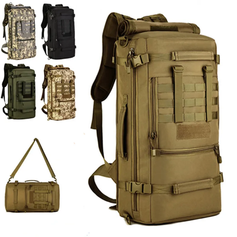 50L Camouflage Waterproof Canvas Travel Hand Bag Men Women Outdoor Riding Camping Training Climbing Wearproof Backpack
50L Camouflage Waterproof Canvas Travel Hand Bag Men Women Outdoor Riding Camping Training Climbing Wearproof Backpack