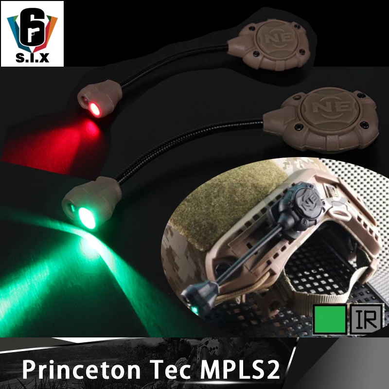 Tactical Airsoft Helmet Flashlight Princeton Tec MPLS2 Green Red Light Lantern For Military Light
Tactical Airsoft Helmet Flashlight Princeton Tec MPLS2 Green Red Light Lantern For Military Light