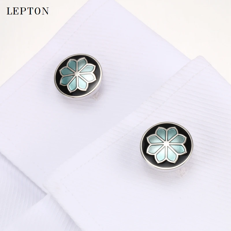 Hot Sale Enamel flowers Cufflinks For Mens High Quality Light Blue flowers Design Lepton Mens Shirt Cuffs Cuffs cufflinks 
Hot Sale Enamel flowers Cufflinks For Mens High Quality Light Blue flowers Design Lepton Mens Shirt Cuffs Cuffs cufflinks
