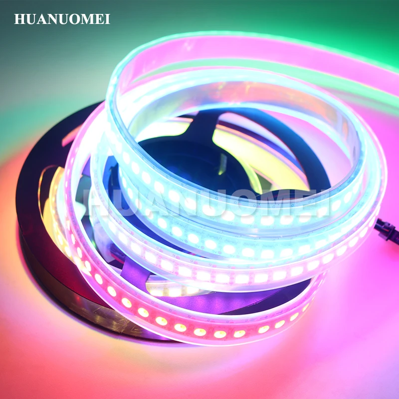 5V 144LEDs/m SK9822 RGB LED Strip Light Individual Addressable 5050 SMD LED Pixel Flexible Tape WHITE/BLACK PCB IP20/IP65/IP67
5V 144LEDs/m SK9822 RGB LED Strip Light Individual Addressable 5050 SMD LED Pixel Flexible Tape WHITE/BLACK PCB IP20/IP65/IP67