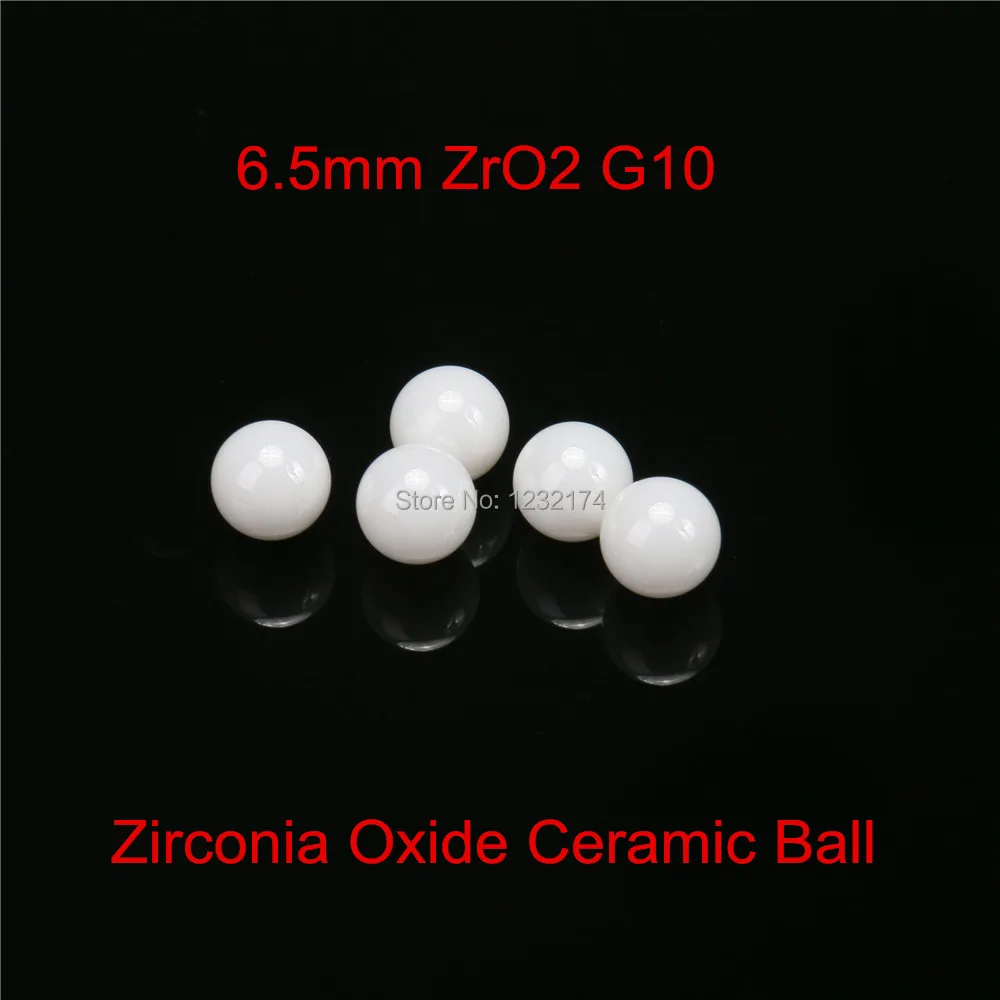 6.5mm ZrO2 Zirconia Oxide Ceramic Ball G10 100pcs for valve ball,bearing, homogenizer,sprayer,pump 6.5mm ceramic ball ZrO2
6.5mm ZrO2 Zirconia Oxide Ceramic Ball G10 100pcs for valve ball,bearing, homogenizer,sprayer,pump 6.5mm ceramic ball ZrO2